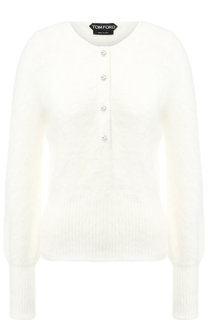 Однотонный пуловер с круглым вырезом Tom Ford