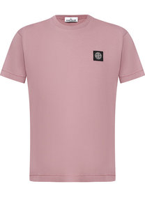 Хлопковая футболка с круглым вырезом Stone Island