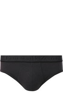 Хлопковые брифы с широкой резинкой Ermenegildo Zegna