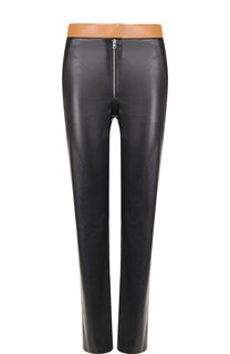 Укороченные кожаные брюки Victoria Beckham