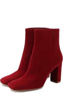 Замшевые ботильоны Trish на устойчивом каблуке Gianvito Rossi