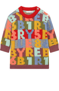 Кашемировый свитер с контрастным узором Burberry