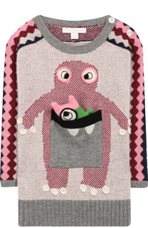 Кашемировый свитер с фактурной отделкой Burberry