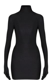 Мини-платье с воротником-стойкой Vetements