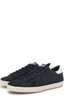 Замшевые кеды Superstar на шнуровке Golden Goose Deluxe Brand