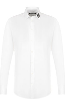 Хлопковая сорочка с воротником кент Dolce & Gabbana