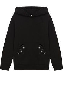 Хлопковое худи с вышивкой Stella McCartney