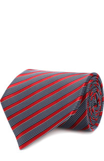 Шелковый галстук с узором Ermenegildo Zegna