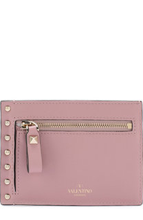 Кожаный чехол для кредитных карт Valentino Garavani Rockstud Valentino
