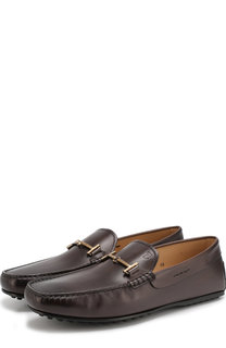 Кожаные мокасины с пряжкой Tod’s Tods