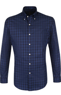 Хлопковая рубашка с воротником button down Polo Ralph Lauren