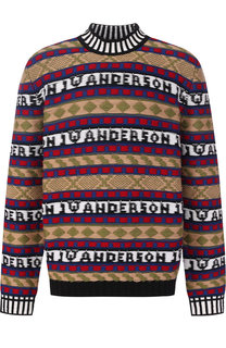 Шерстяной свитер фактурной вязки J.W. Anderson