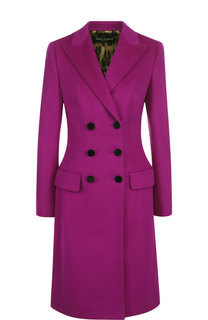 Двубортное шерстяное пальто Dolce & Gabbana