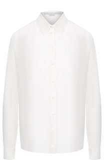 Однотонная шелковая блуза Stella McCartney