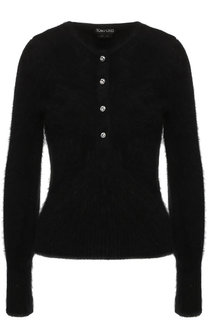 Однотонный пуловер с круглым вырезом Tom Ford