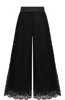 Кружевные брюки с эластичным поясом Dolce & Gabbana