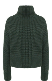 Вязаный кашемировый пуловер с высоким воротником Loro Piana