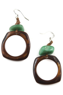 Серьги Tagua by Soraya Cedeno