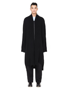 Удлиненный кардиган на молнии Yohji Yamamoto