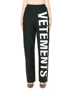 Треники с большим логотипом Vetements