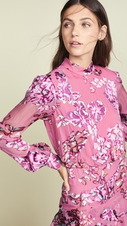 Saloni Isa Ruffle Dress