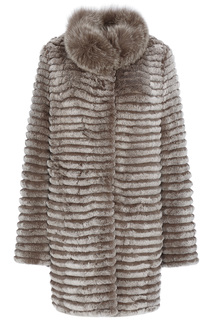 Облегченная шуба из меха кролика Virtuale Fur Collection