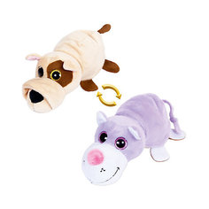 Мягкая игрушка Teddy "Перевертыши" Собака-Кот, 16 см