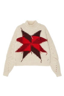 Бежевый свитер с рисунком Hanoi Isabel Marant