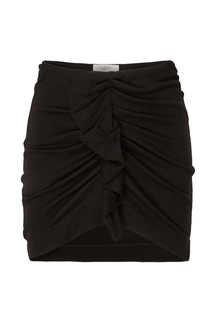 Черная юбка миди с оборкой Joyce Isabel Marant Etoile