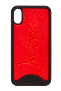 Контрастный чехол для iPhone X Christian Louboutin