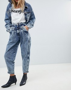 Выбеленные джинсы в винтажном стиле Wrangler - Синий