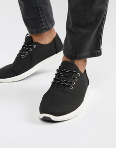Черные парусиновые кроссовки Toms Del Rey - Черный