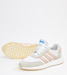 Бело-розовые кроссовки adidas Originals I-5923 - Розовый