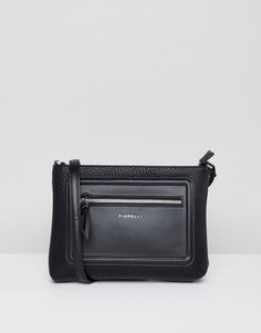 Черная сумка через плечо с молнией Fiorelli Bella - Черный
