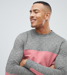 Свитшот колор блок ASOS DESIGN Tall - Розовый