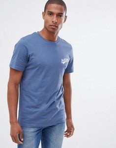 Футболка с логотипом на груди Jack and Jones - Синий