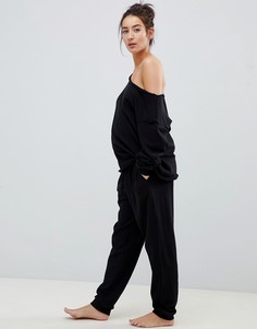 Джоггеры с необработанными краями ASOS DESIGN - Черный