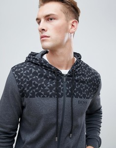 Худи на молнии BOSS bodywear Contemporary - Черный