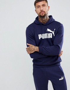 Худи темно-синего цвета Puma Essentials 85174306 - Темно-синий