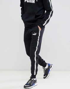 Черные джоггеры с отделкой лентой Puma 85241801 - Черный