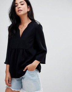 BA&SH 3/4 Sleeve Blouse - Черный