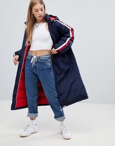 Дутое пальто Tommy Jeans - Черный
