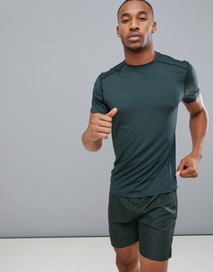 Зеленая эластичная футболка New Look SPORT - Зеленый