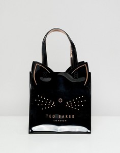 Сумка с отделкой в виде кошки и логотипом Ted Baker - Черный