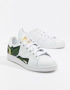 Белые кроссовки с вышивкой adidas Originals - Белый