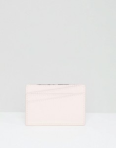 Розовый кошелек для карт из искусственной кожи Monki - Розовый