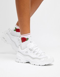 Skechers DLites white trainers - Белый