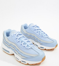 Кроссовки с лиловой и серой отделкой Nike Air Max 95 - Фиолетовый