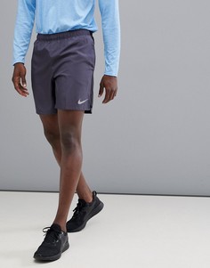Nike Running Challenger 7 Inch Shorts In Grey 908798-081 - Серый