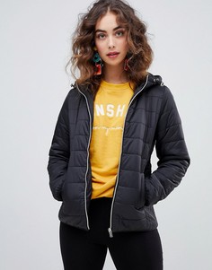 Легкое дутое пальто New Look - Черный